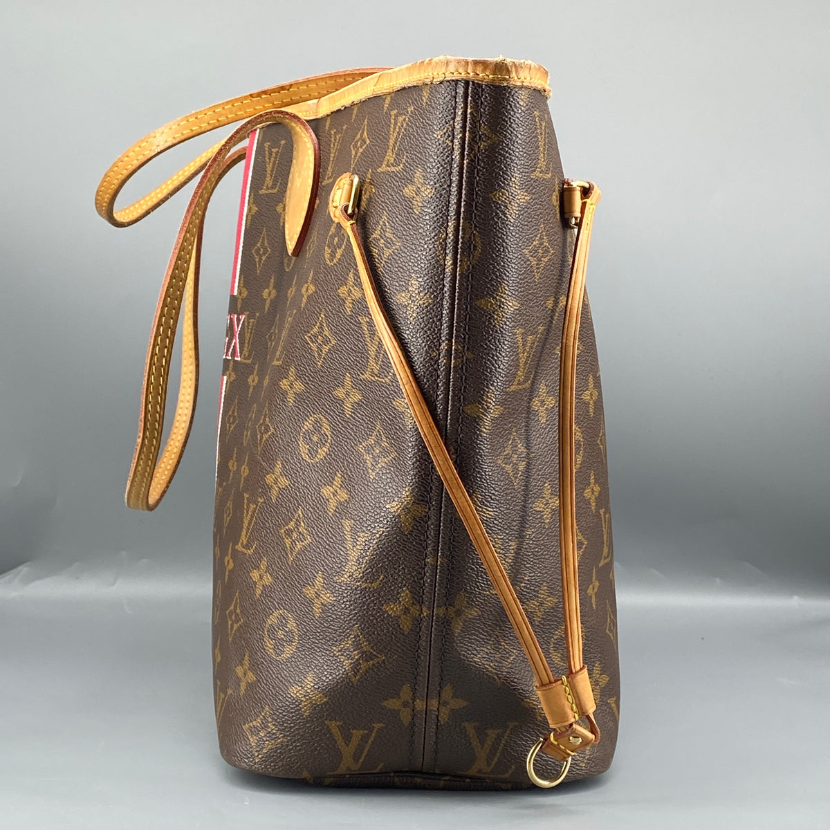 Louis Vuitton Monogram MM Neverfull Tote Bag Brown
