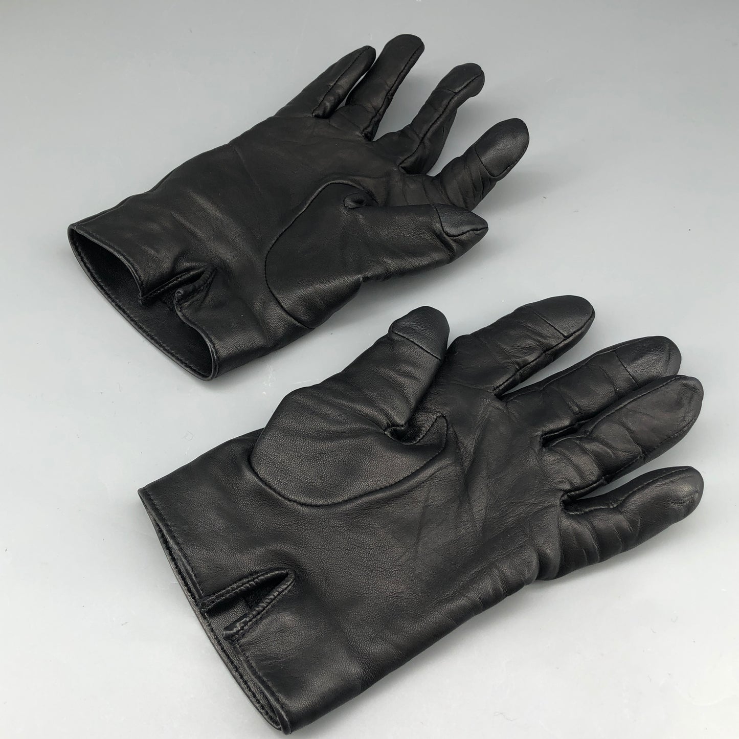 Coach Sheepskin Leather Gloves Size S Black