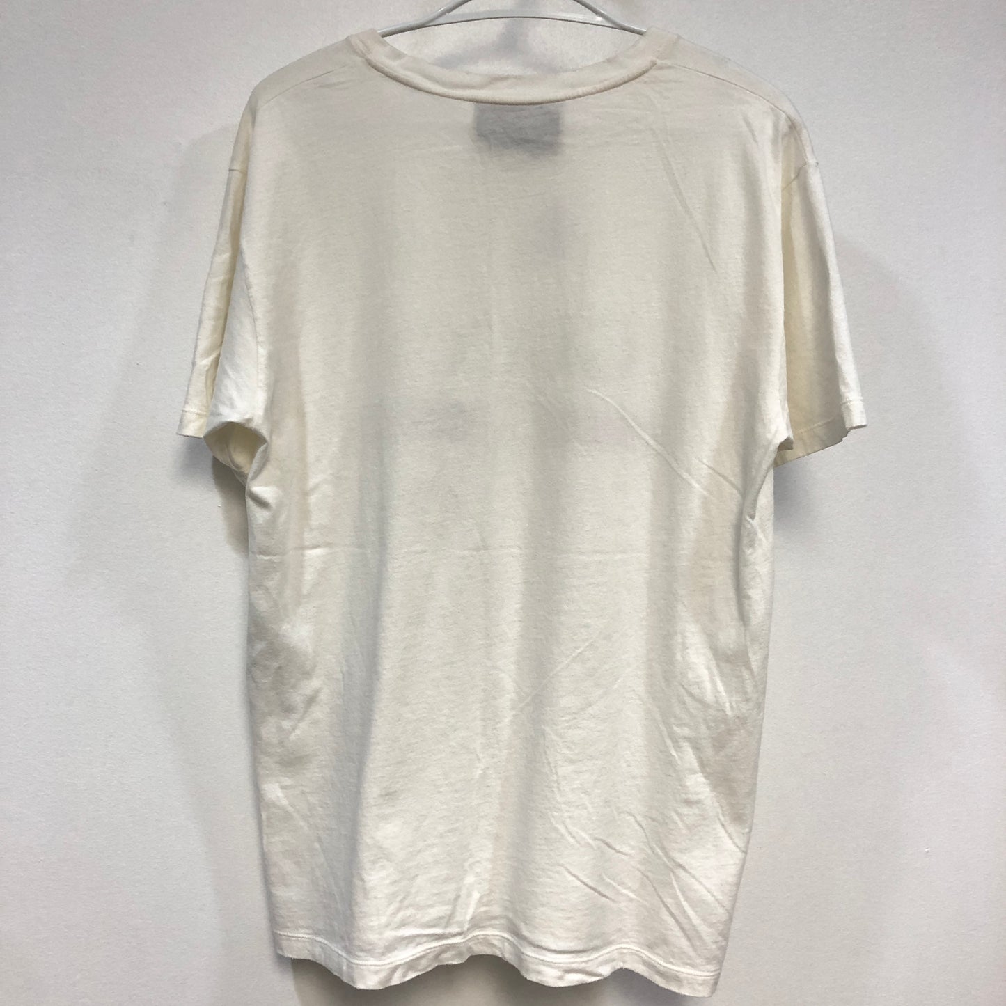 Gucci White Logo & Rabbit Print T-Shirt Size S