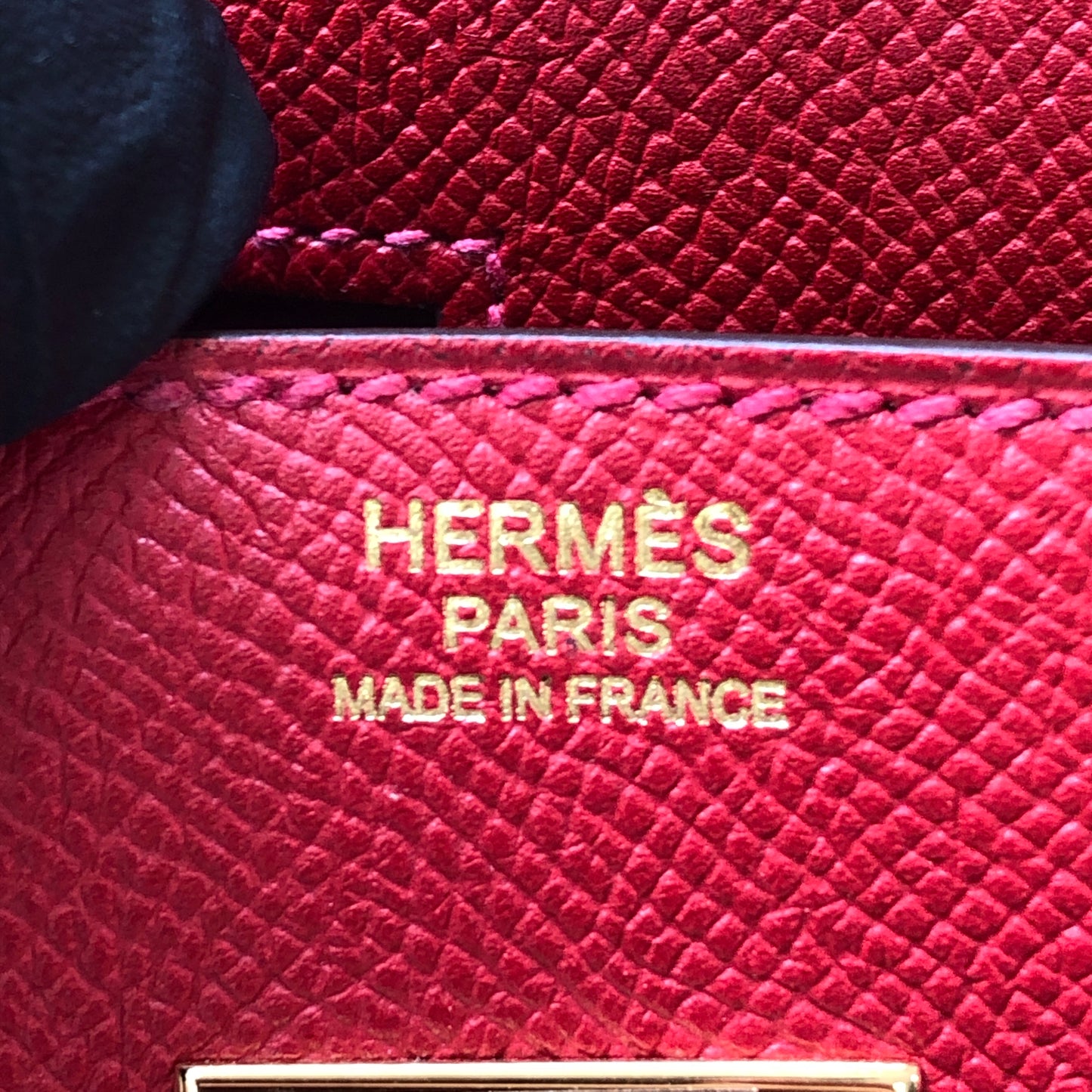 Hermes 2015 Birkin 30  Handbag  Red