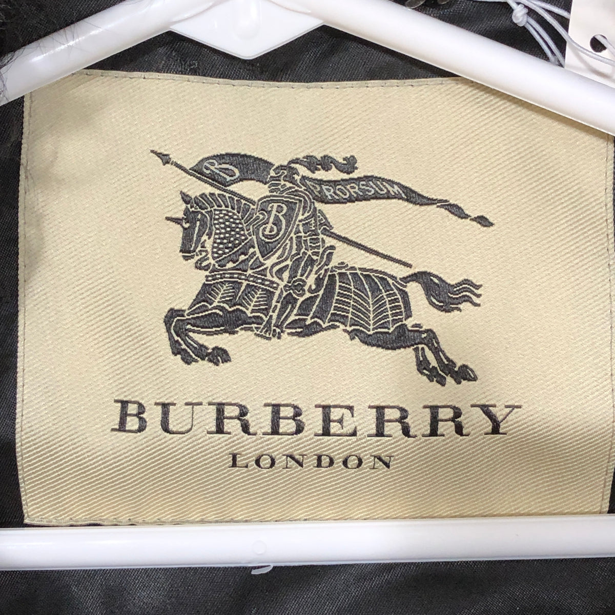 Burberry Black Shearling Collar Leather Biker Jacket US size 4