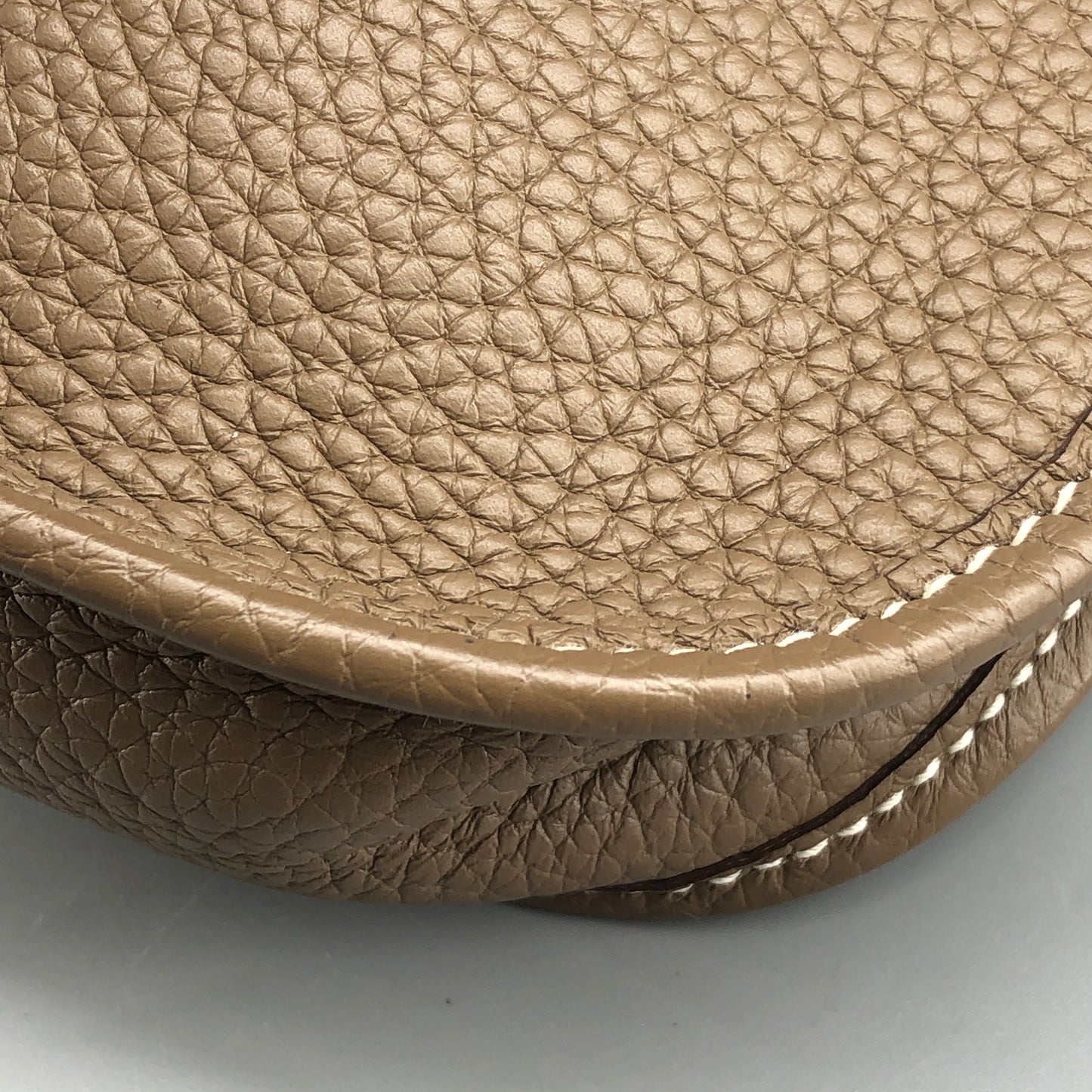 Hermes Mini Evelyne Bag 2021 Etoupe Color