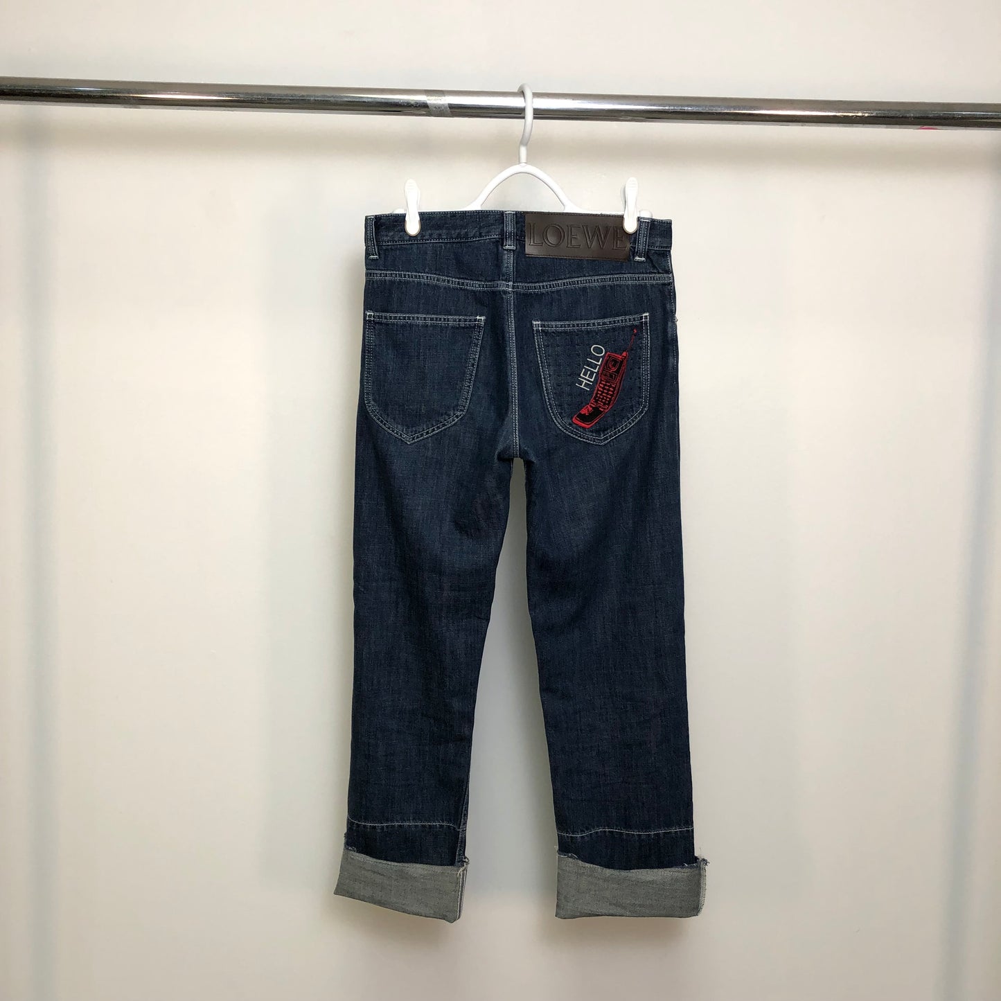 Loewe High-Rise Cropped Denim Jeans