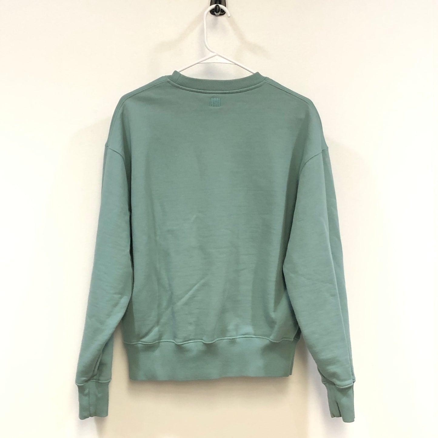Ami Mint Green Crew Neck Long Sleeve Sweatshirt Size M
