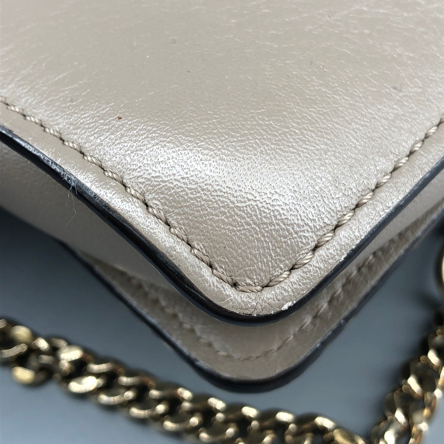 Chloe Faye Medium Suede & Leather Shoulder Bag Beige