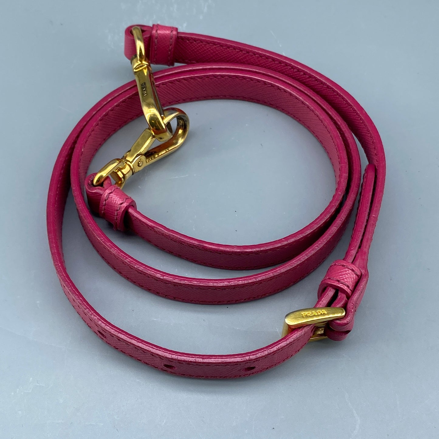 Prada Pink Saffiano Leather Galleria Handbag