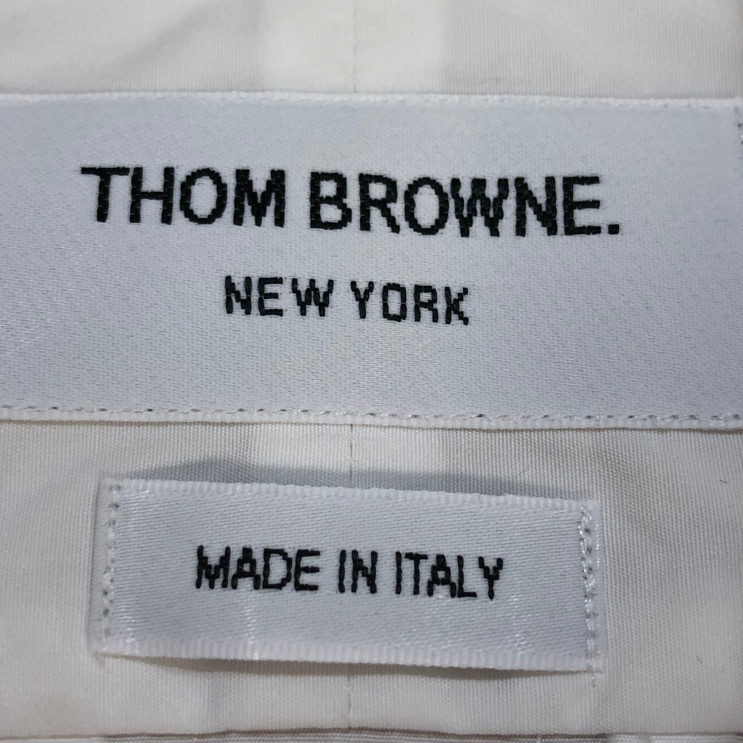 Thom Browne White Sleeveless Button‑Up Shirt Size 1