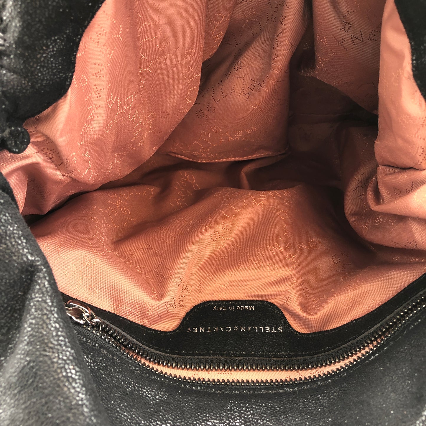 Stella McCartney Falabella Black Chain Shoulder Bag