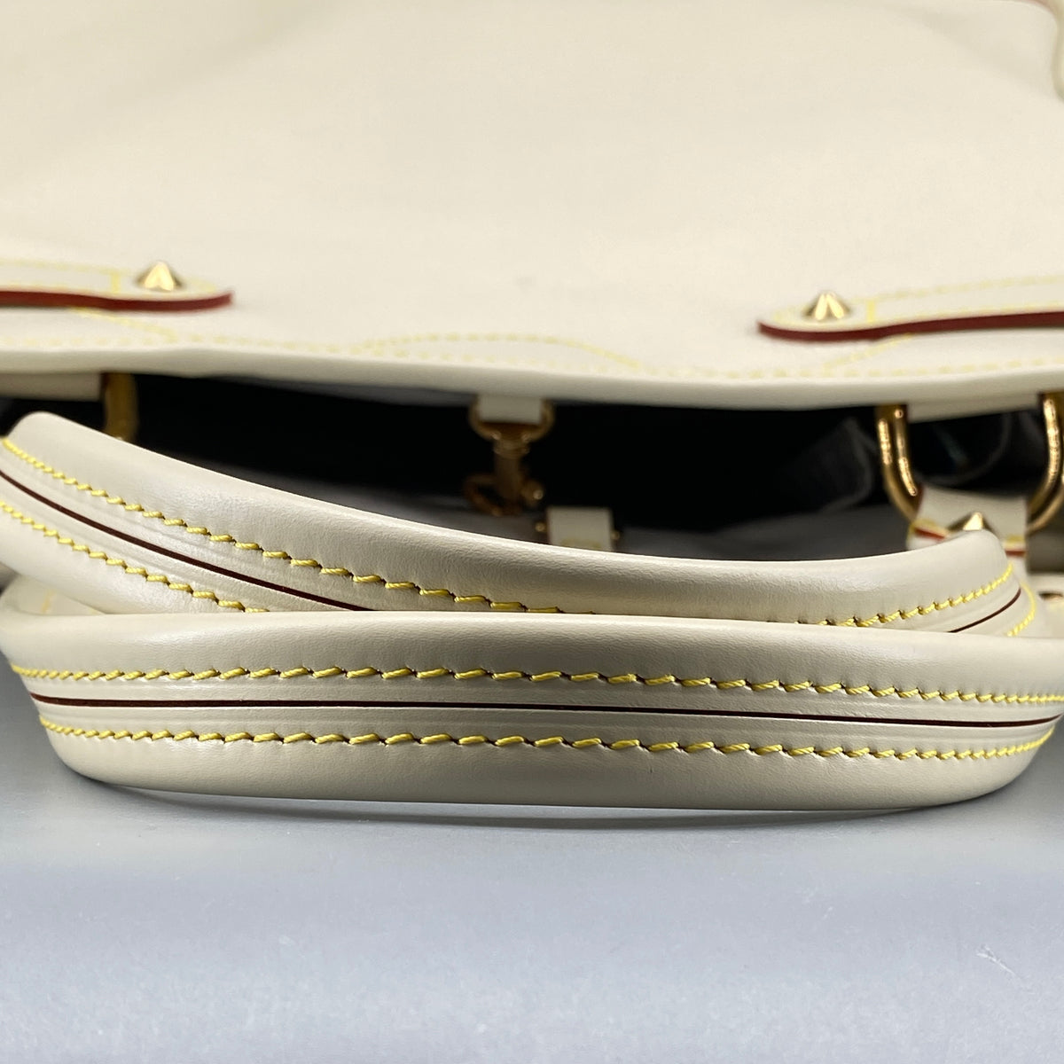 Louis Vuitton Cream Suhali Leather Le Majestueux Tote Bag