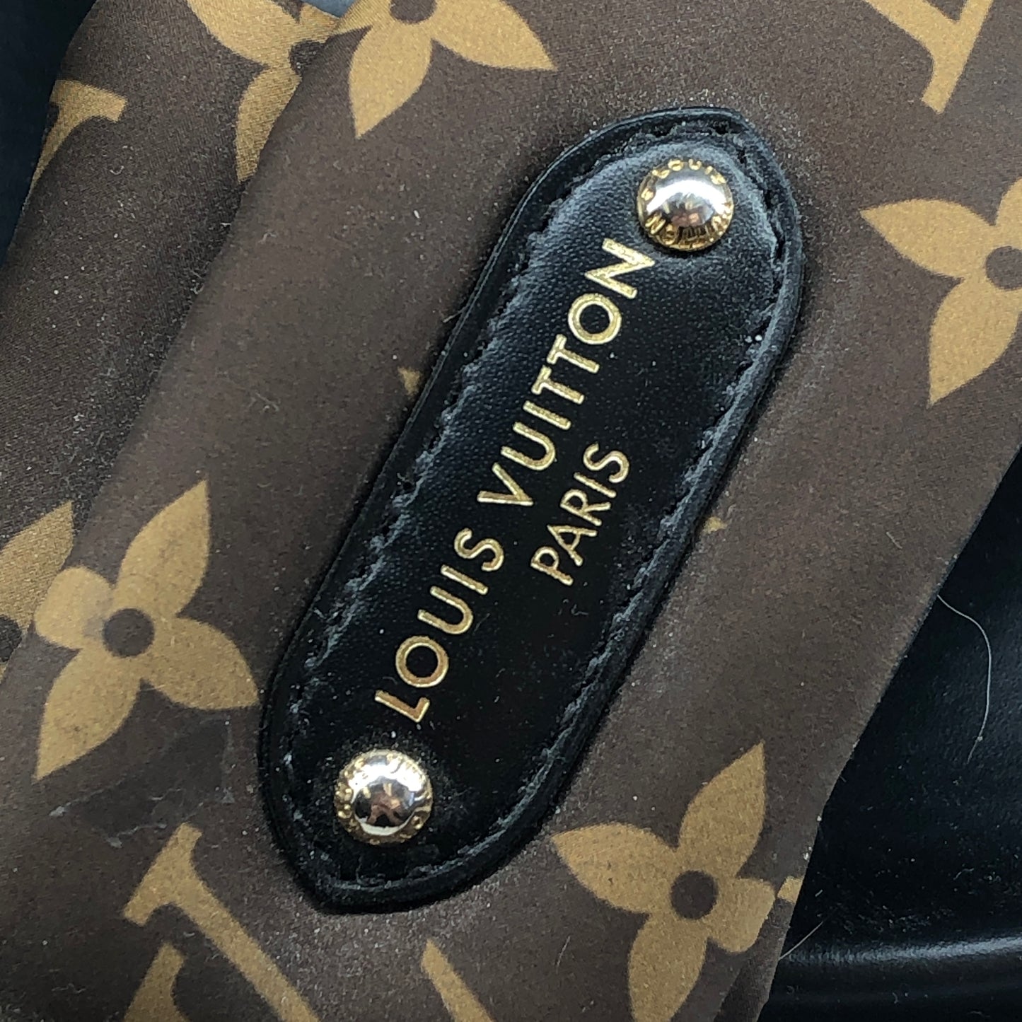 Louis Vuitton Unisex Monogram Slide Sandals 39 Brown
