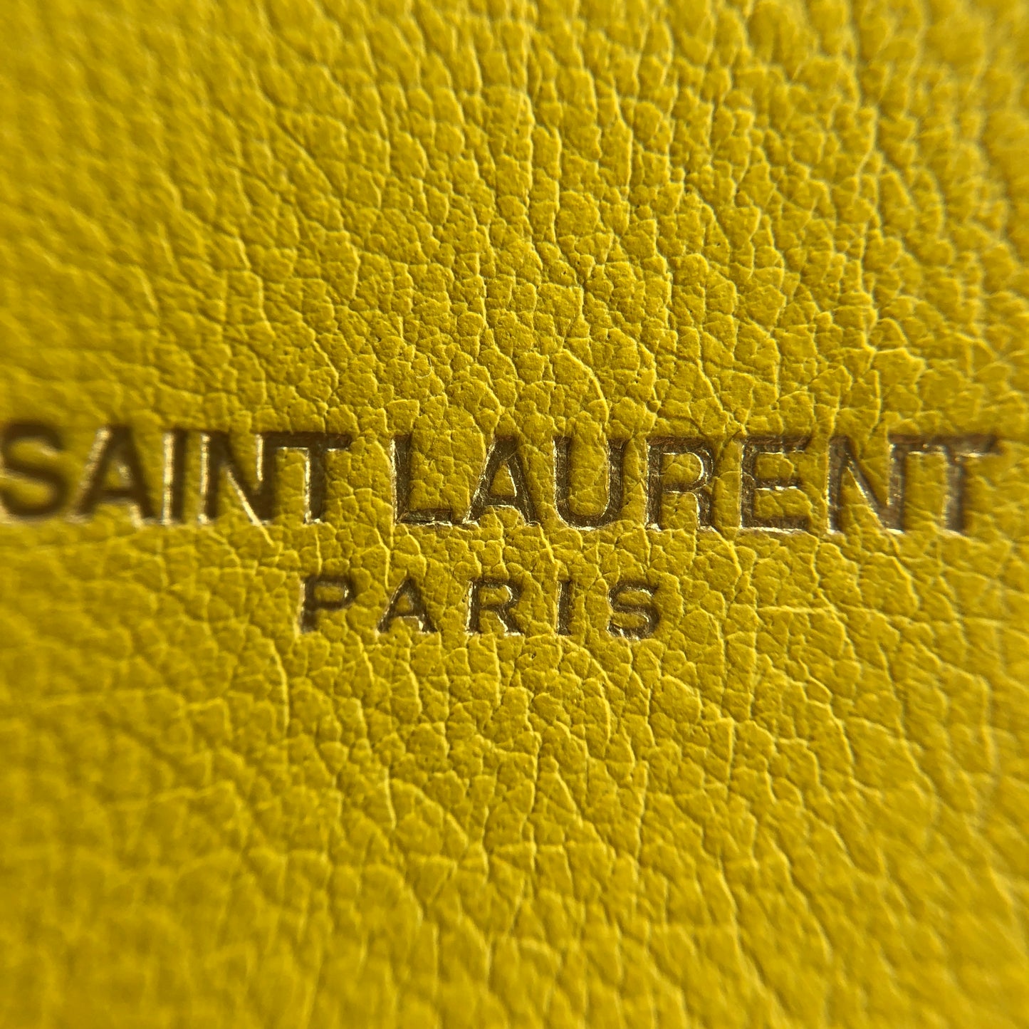 Saint Laurent Sac De Jour Yellow Leather Tote Bag