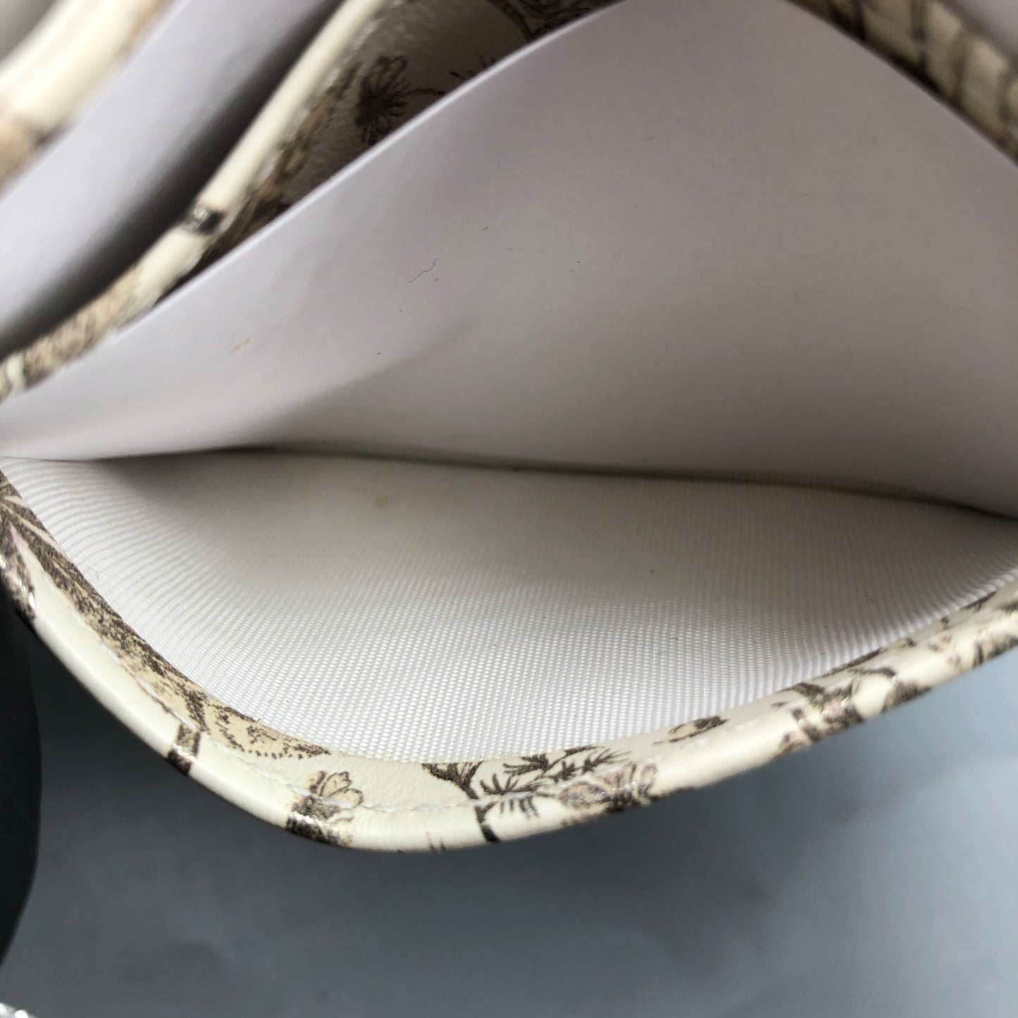 Christian Dior Card Holder Cream Toile de Jouy