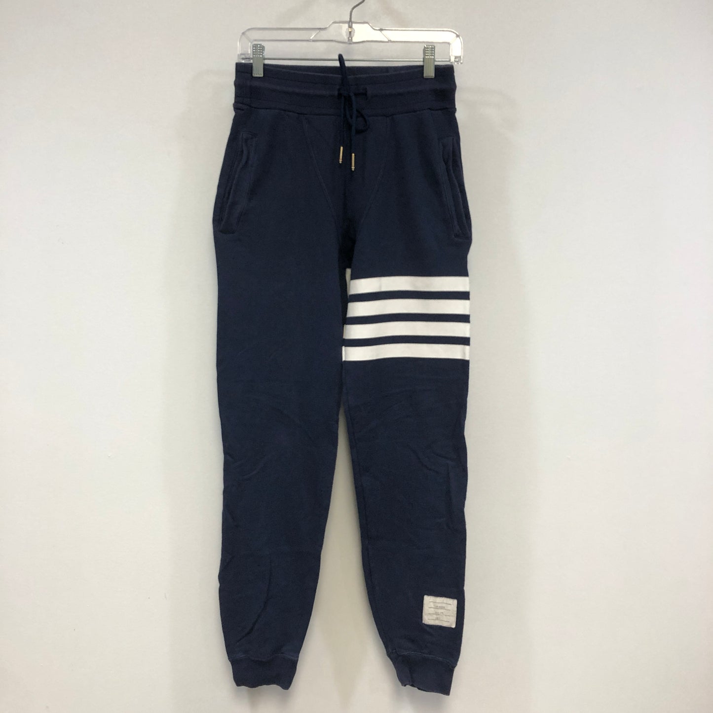 Thom Browne 4-Bar Classic Sweatpants Size 0 Navy Blue