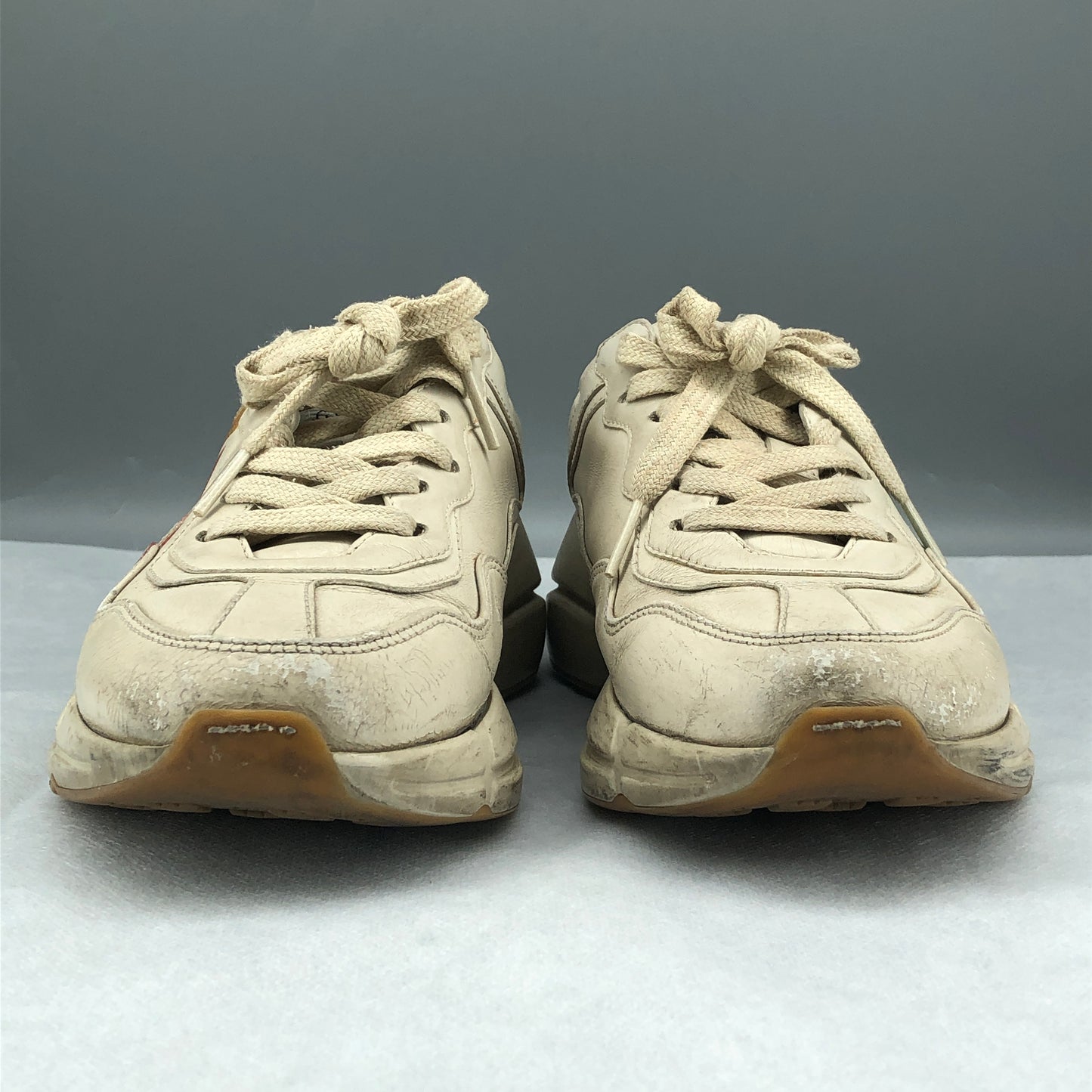 Gucci Cream Rhyton Sneakers Size 35.5