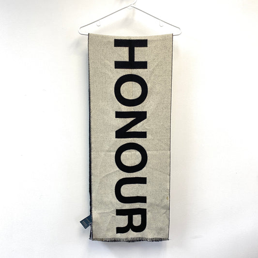 Alexander McQueen Dark Grey Wool Scarf