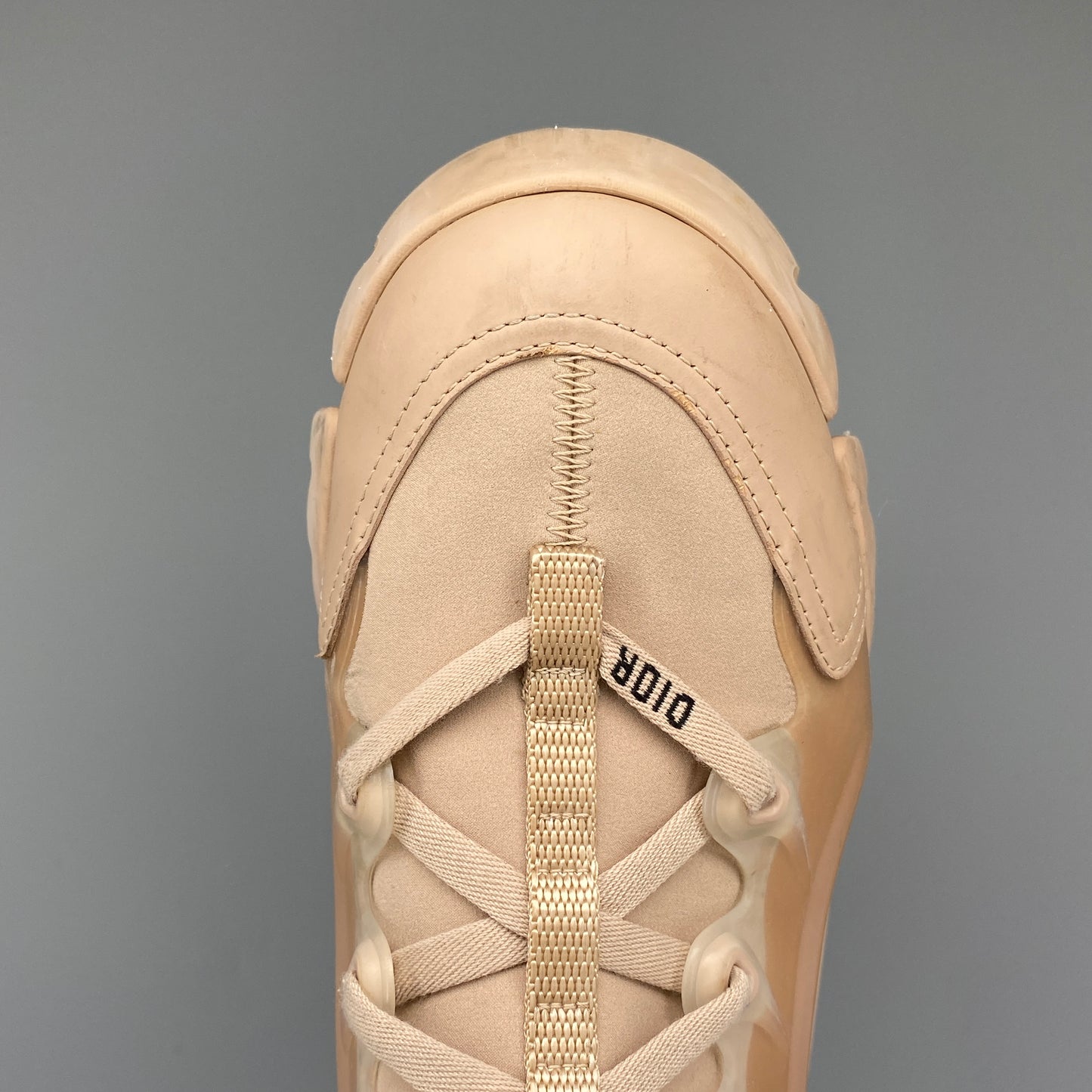 Christian Dior Women's D-Connect Sneakers Size 37 Pink Nude