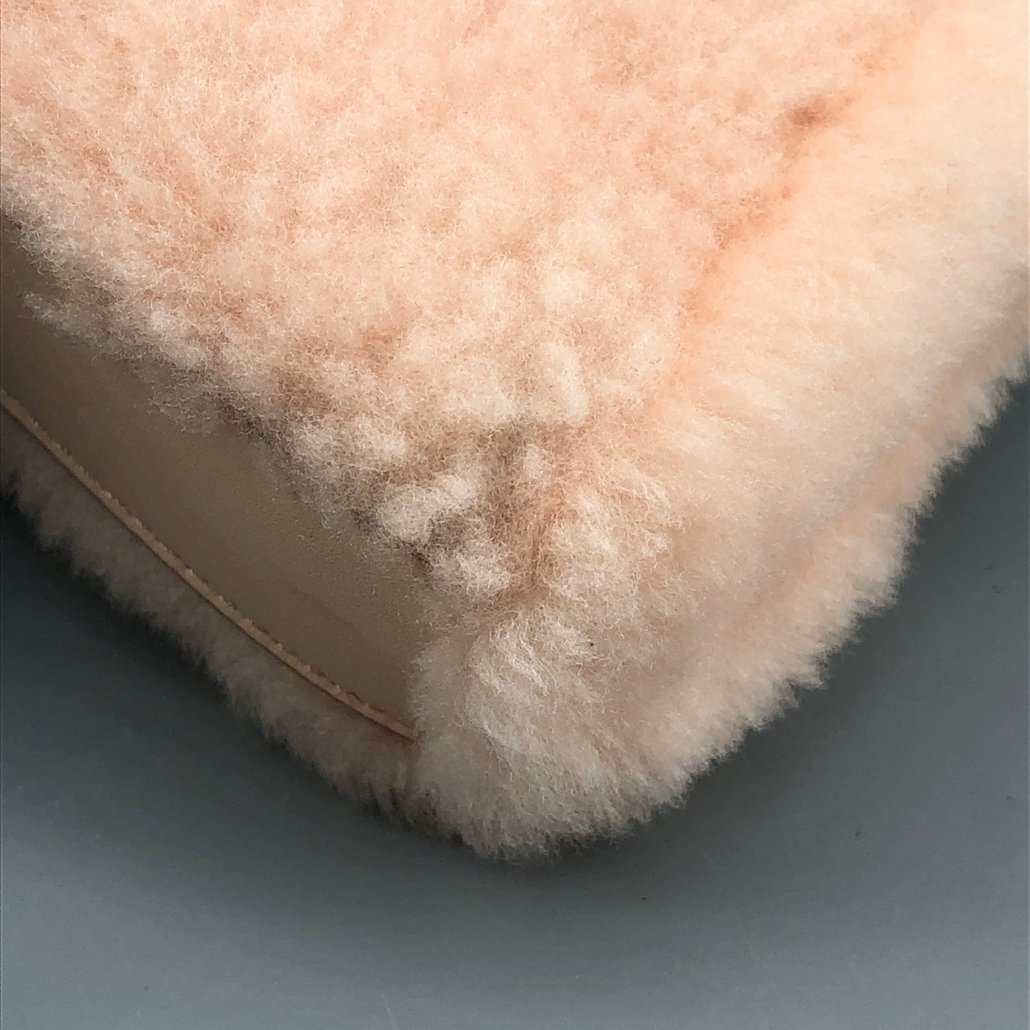 Fendi Peekaboo Mini Shearling Handbag Blush Pink
