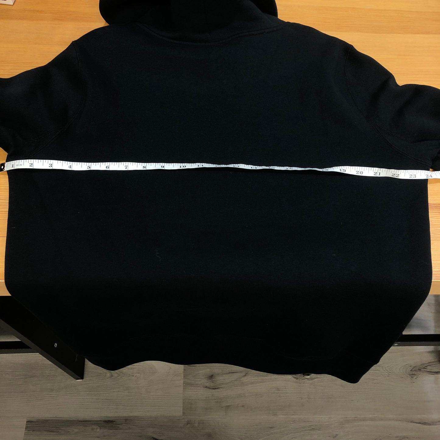 Burberry Embroidered Logo Hoodie Size L Black