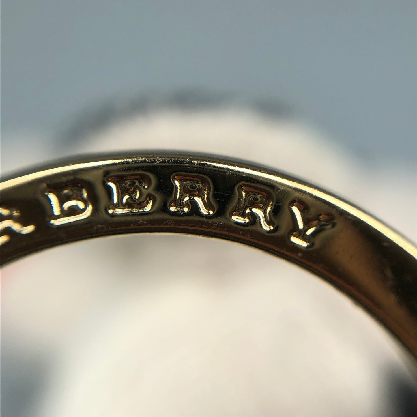 Burberry Vintage Check Thomas Bear Bag Charm Keychain Beige Grey
