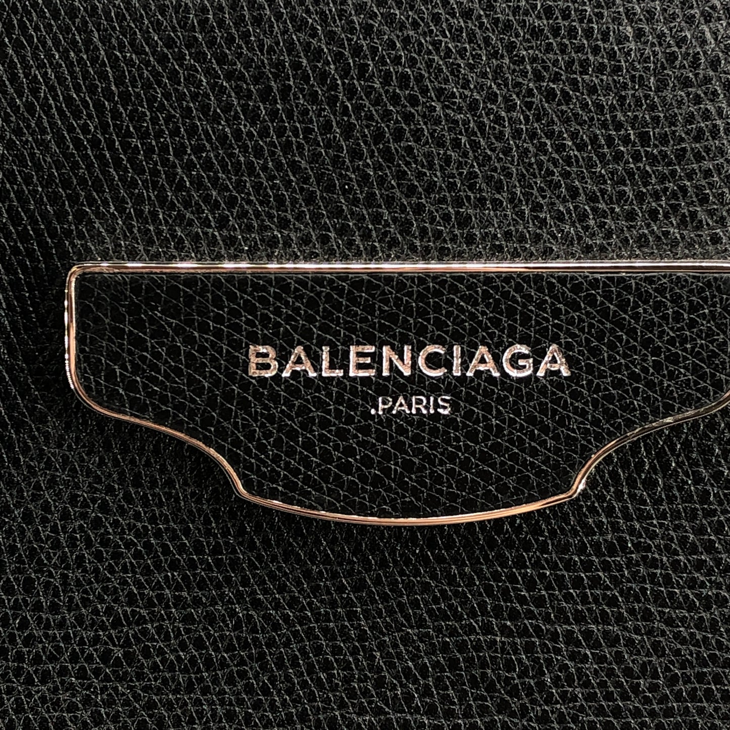Balenciaga Everyday Small Tote Bag Black Grain Leather