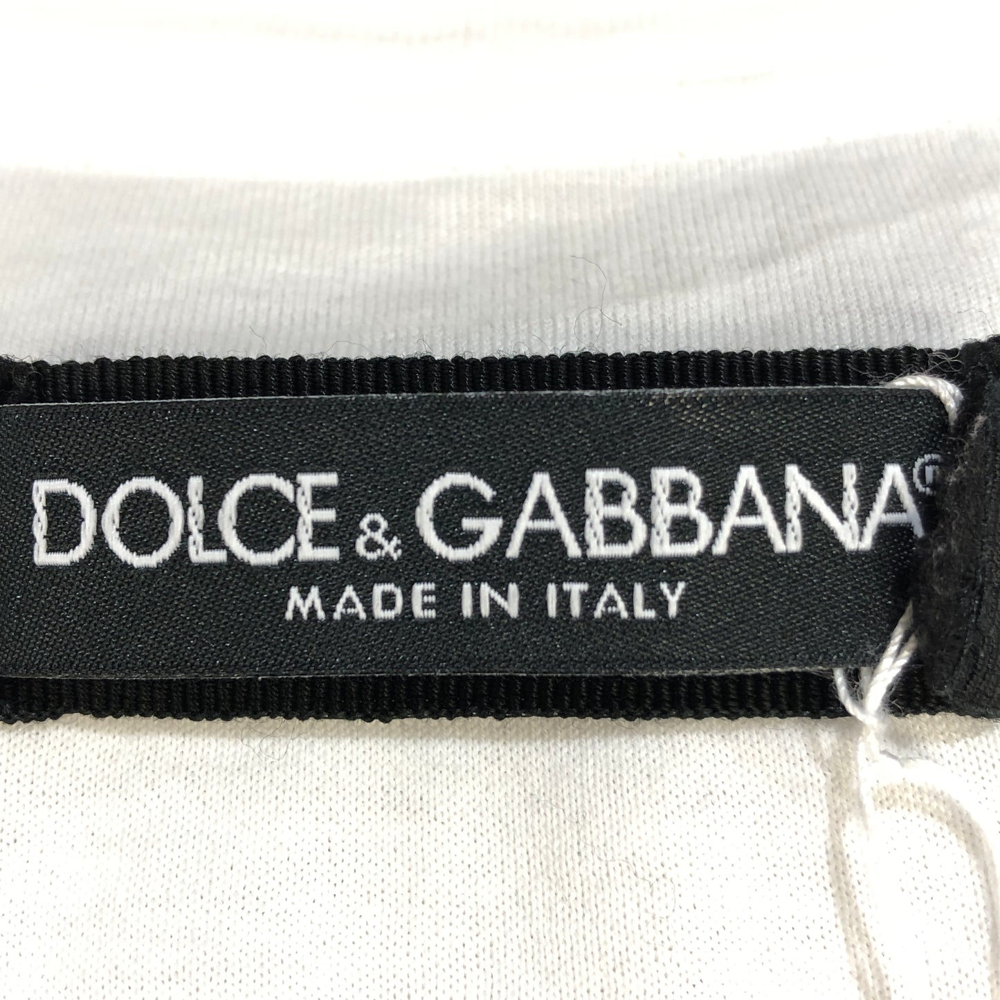 Dolce & Gabbana White Short Sleeve T‑Shirt