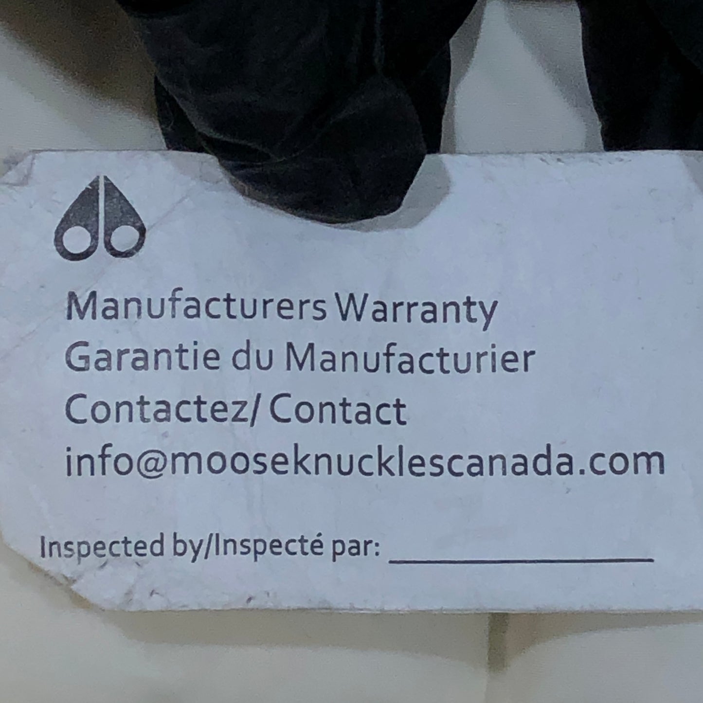 Moose Knuckles White Hooded Down Jacket Size L