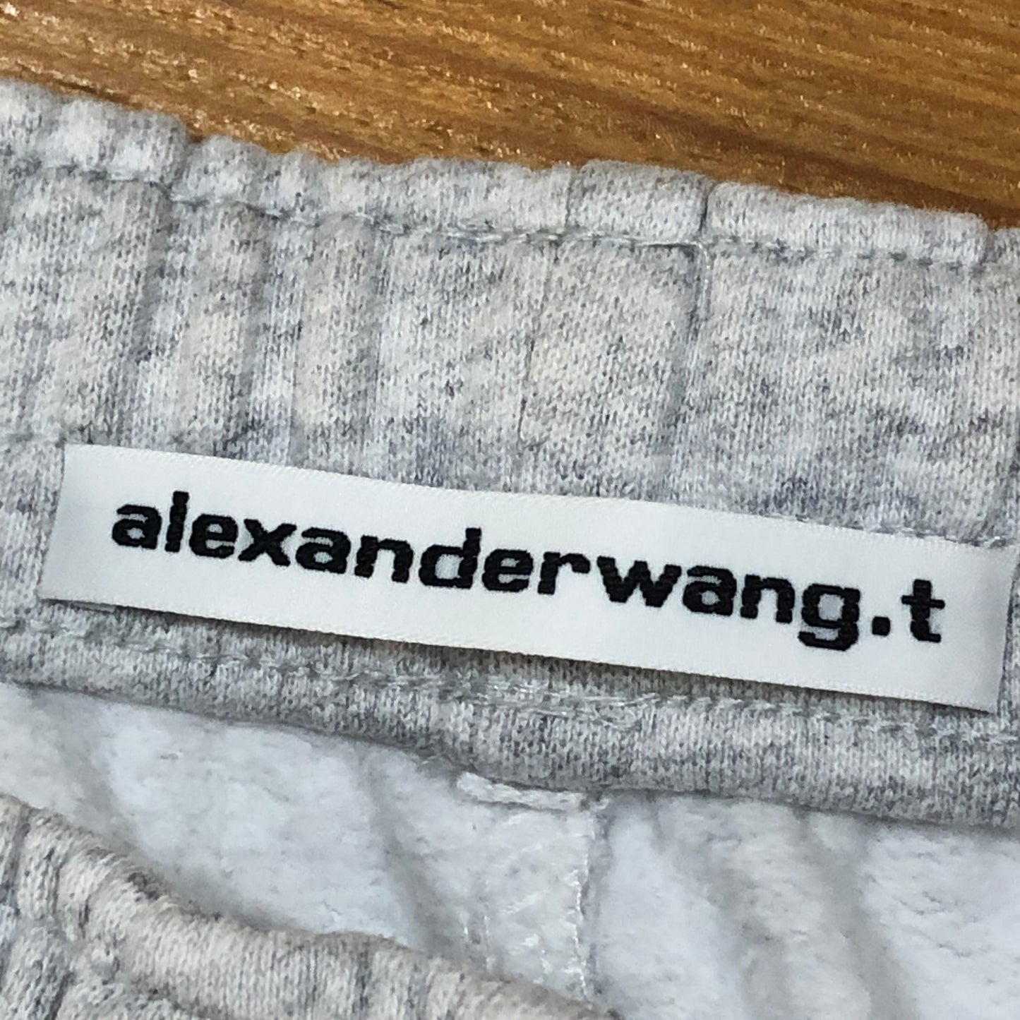 Alexanderwang Light Grey Drawstring Cropped Sweatpants Size S