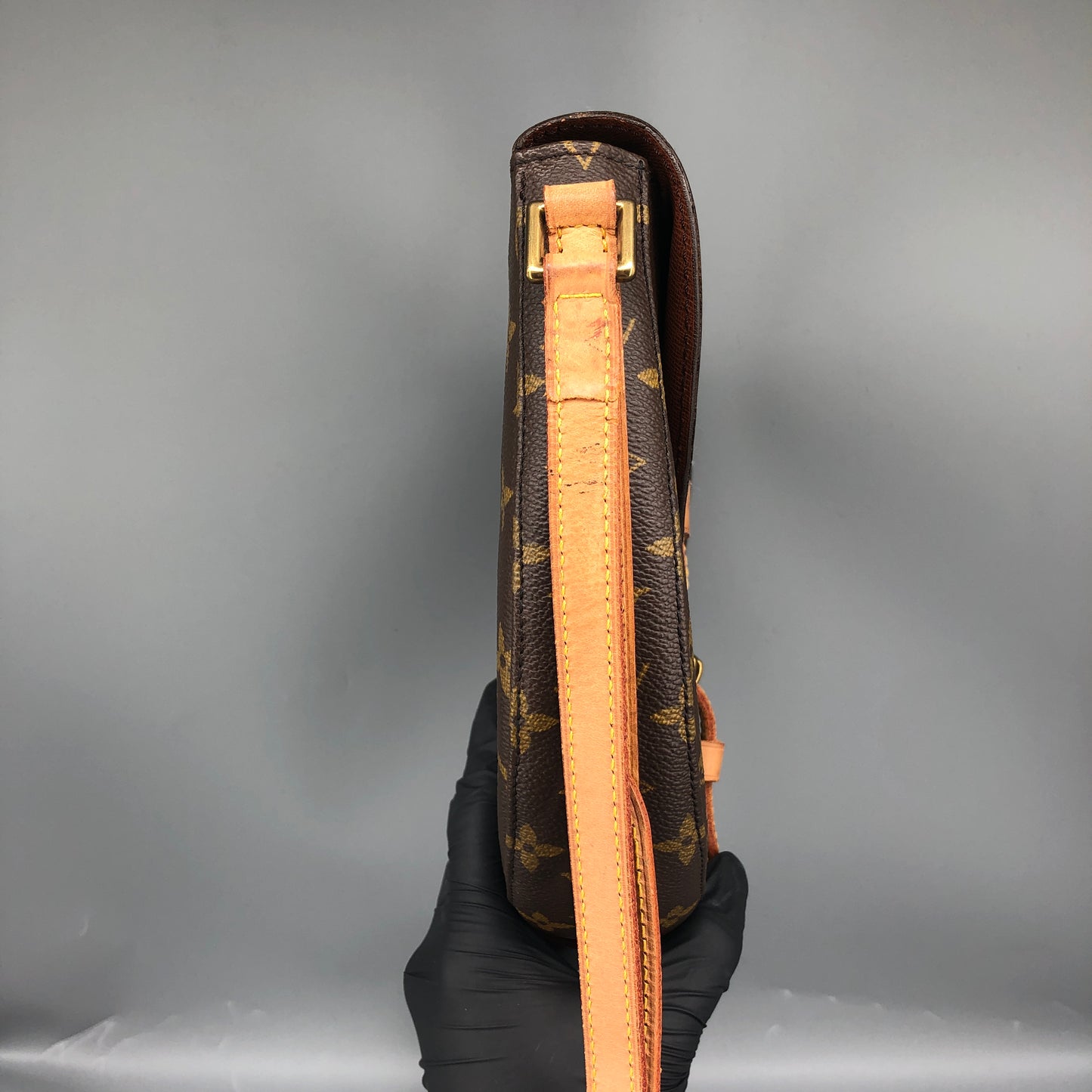 Louis Vuitton Vintage Monogram Chantilly Crossbody Bag Brown
