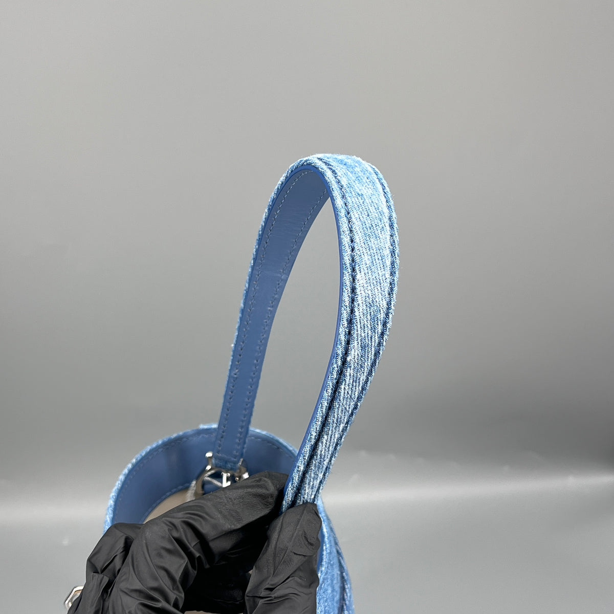 Givenchy Blue Denim Mini Bucket Shoulder Bag