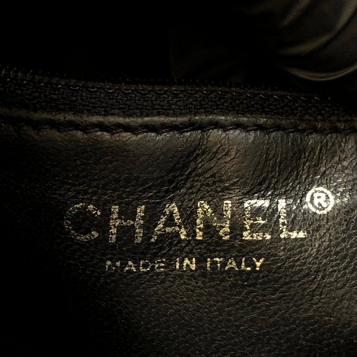 Chanel Quilted Caviar Leather CC Tote Bag Black