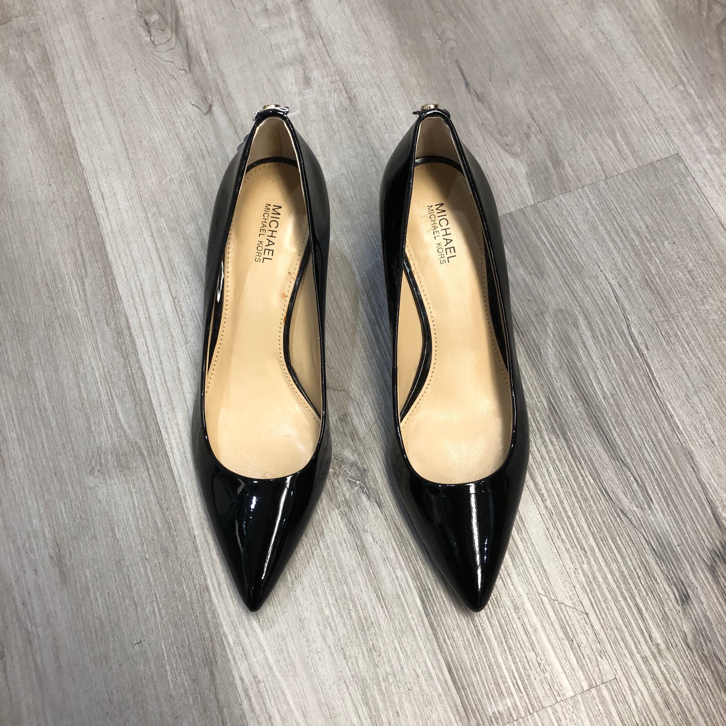 Michael Kors Patent Leather Pointed Toe Pumps 5.5M Black