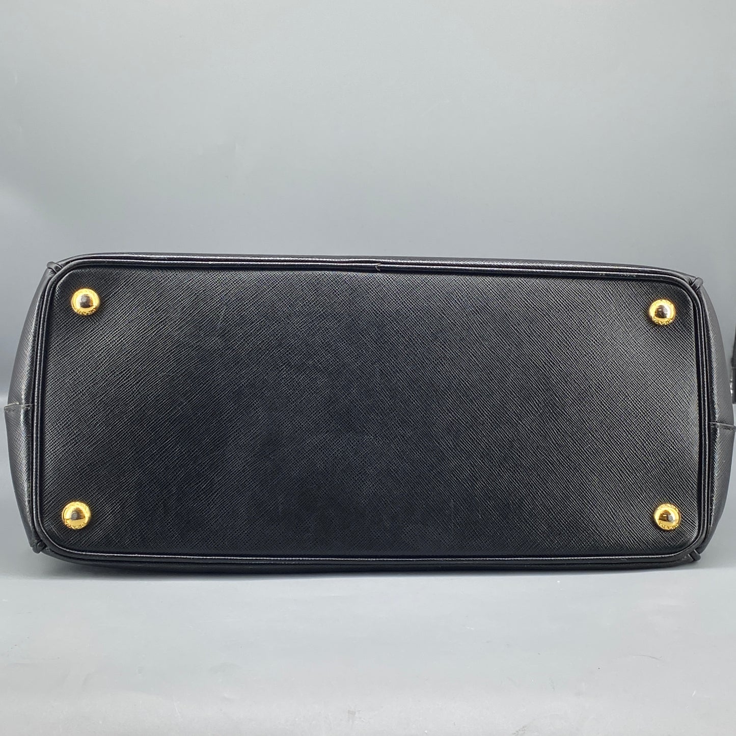 Prada Saffiano Leather  Galleria Tote Bag Black