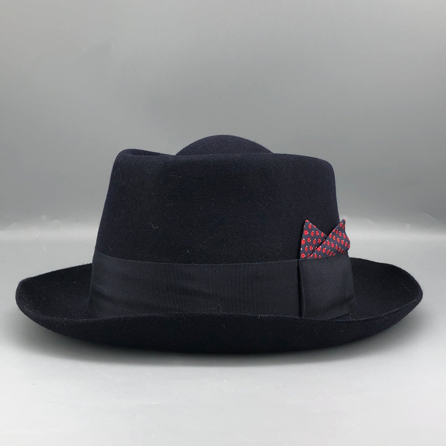 Hermes Navy Felt Fedora Hat Size 59cm