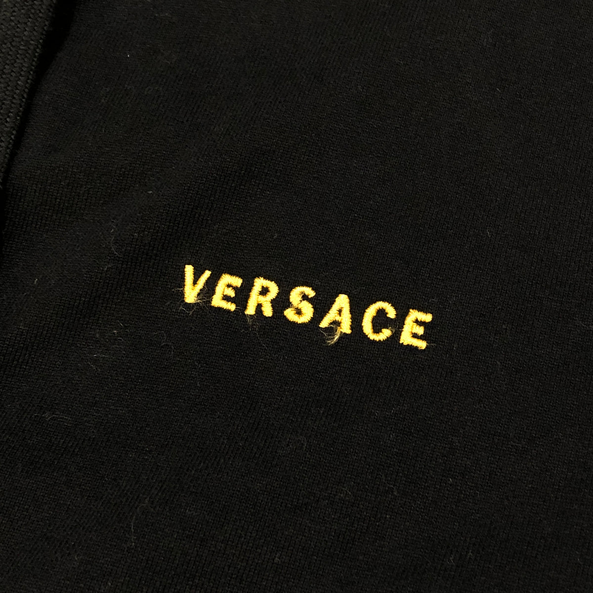 Versace black  Medusa Logo Zip Hoodie Size M