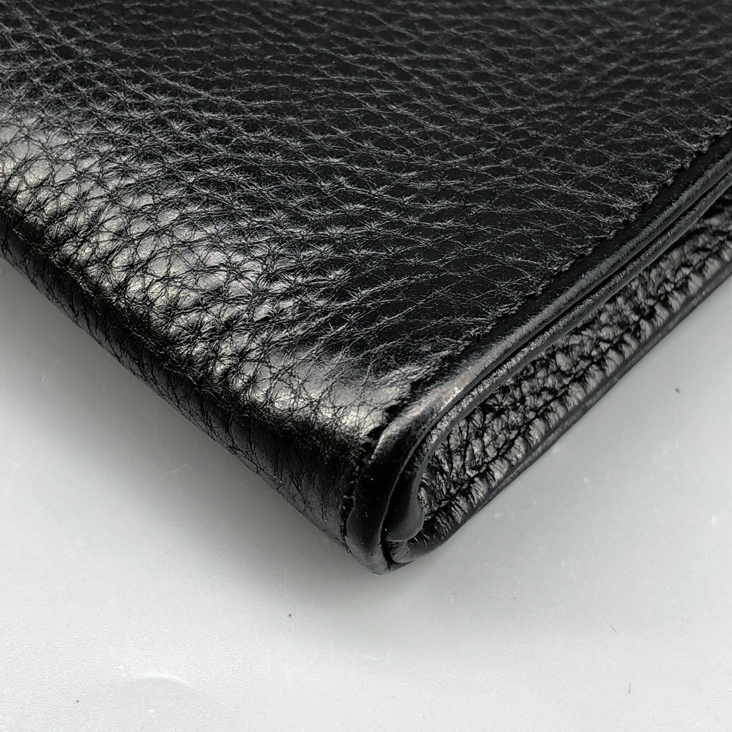 Chrome Hearts Cross Logo Leather Crossbody Bag Black