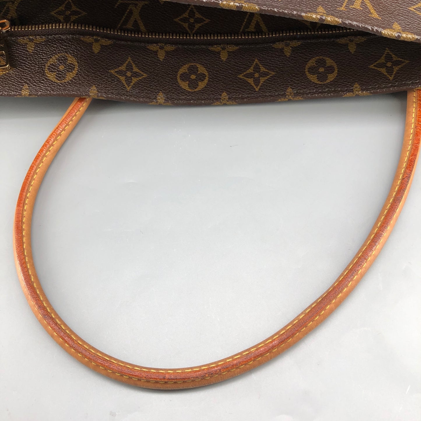 Louis Vuitton Monogram Canvas Tote Bag Brown
