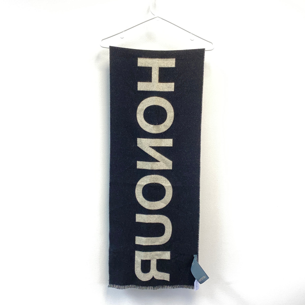 Alexander McQueen Dark Grey Wool Scarf