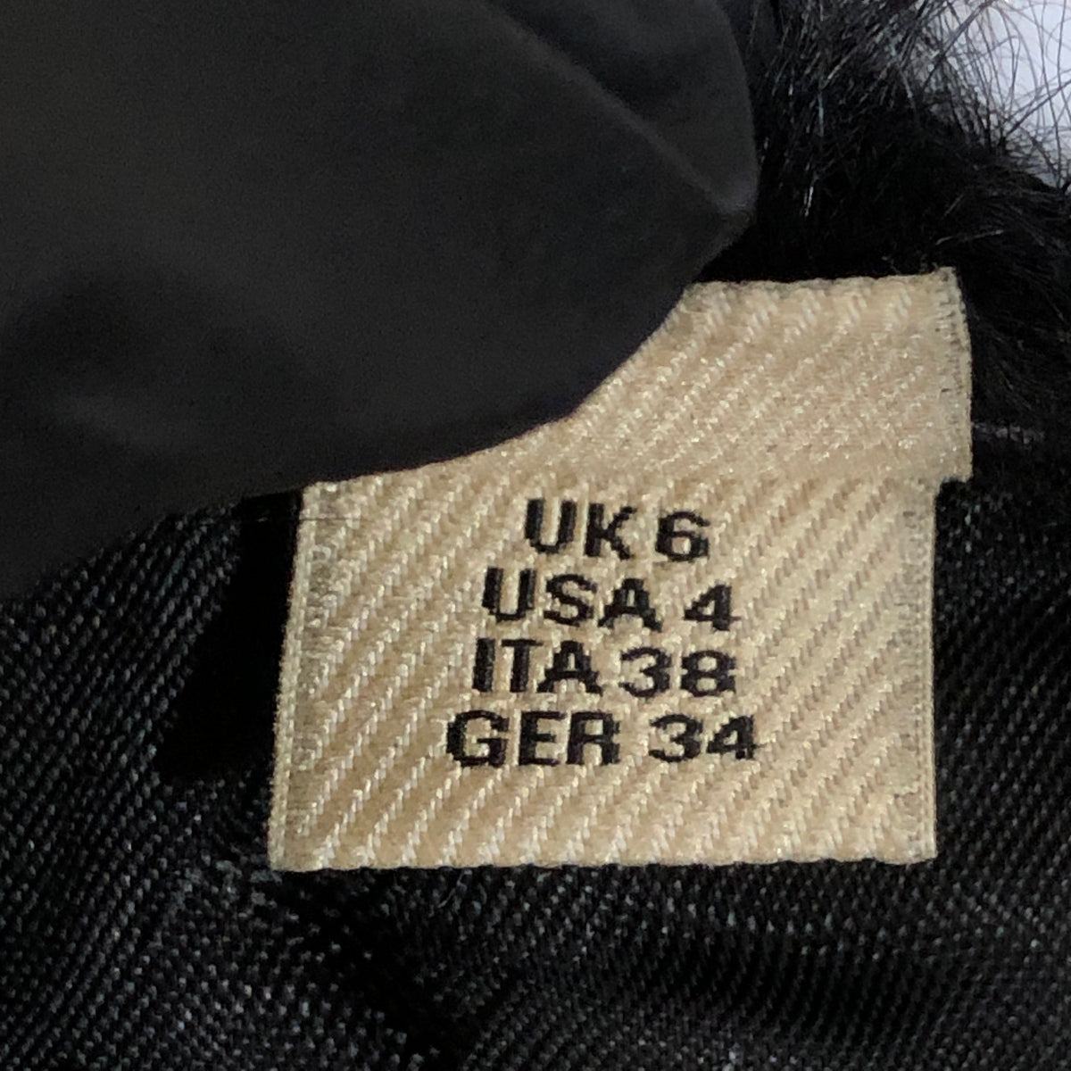 Burberry Black Shearling Collar Leather Biker Jacket US size 4