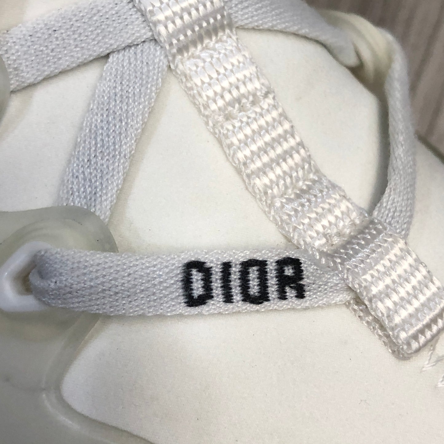 Christian Dior Women's D-Connect Technical Fabric Low Top Sneaker Shoes 35 White