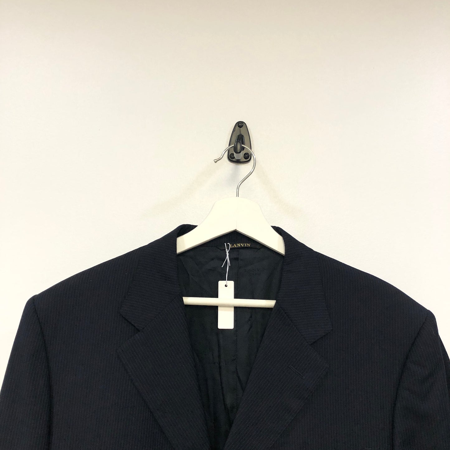 Lanvin Navy Blue Super 150s Wool Blazer US Size 6
