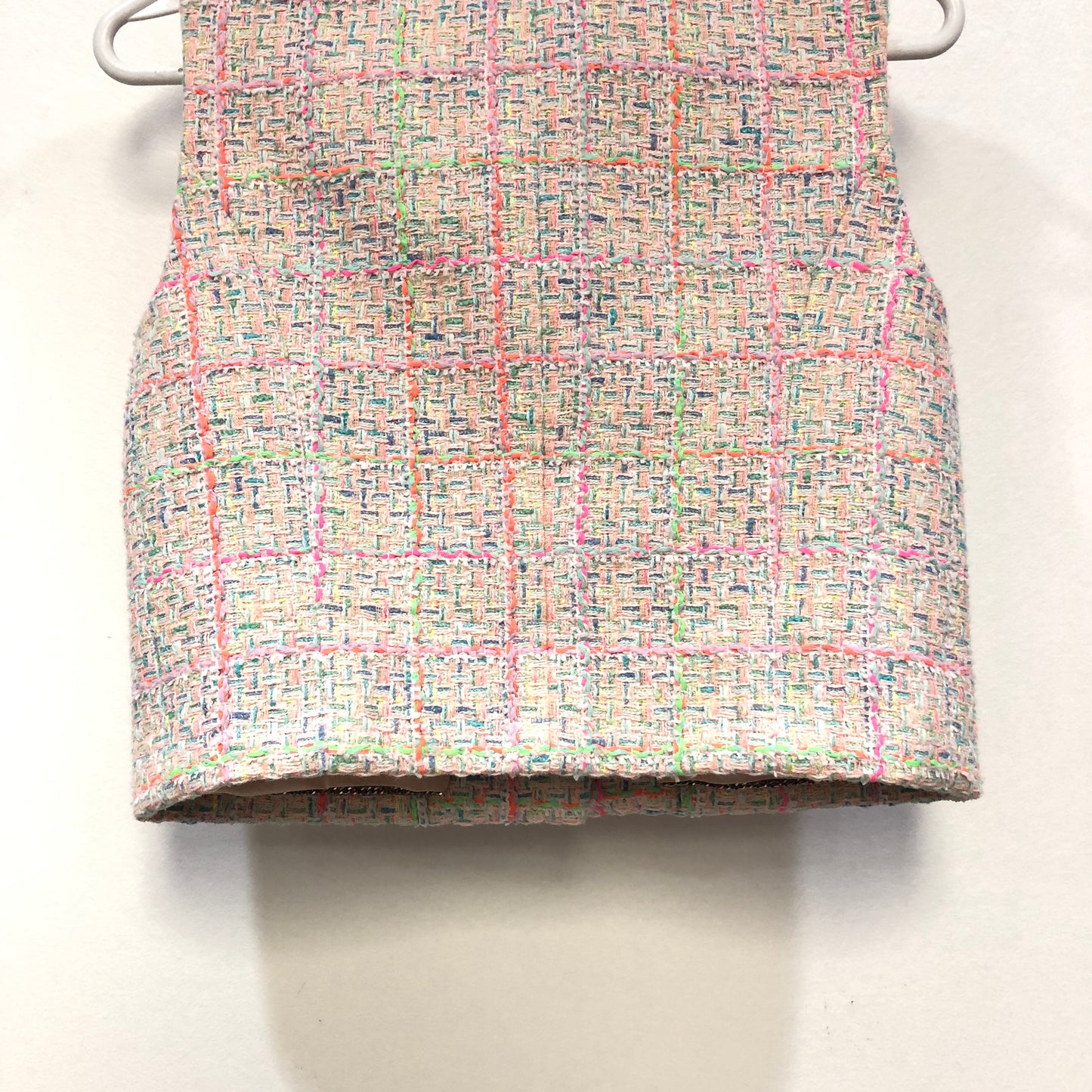 Chanel multi-color plaid size 36