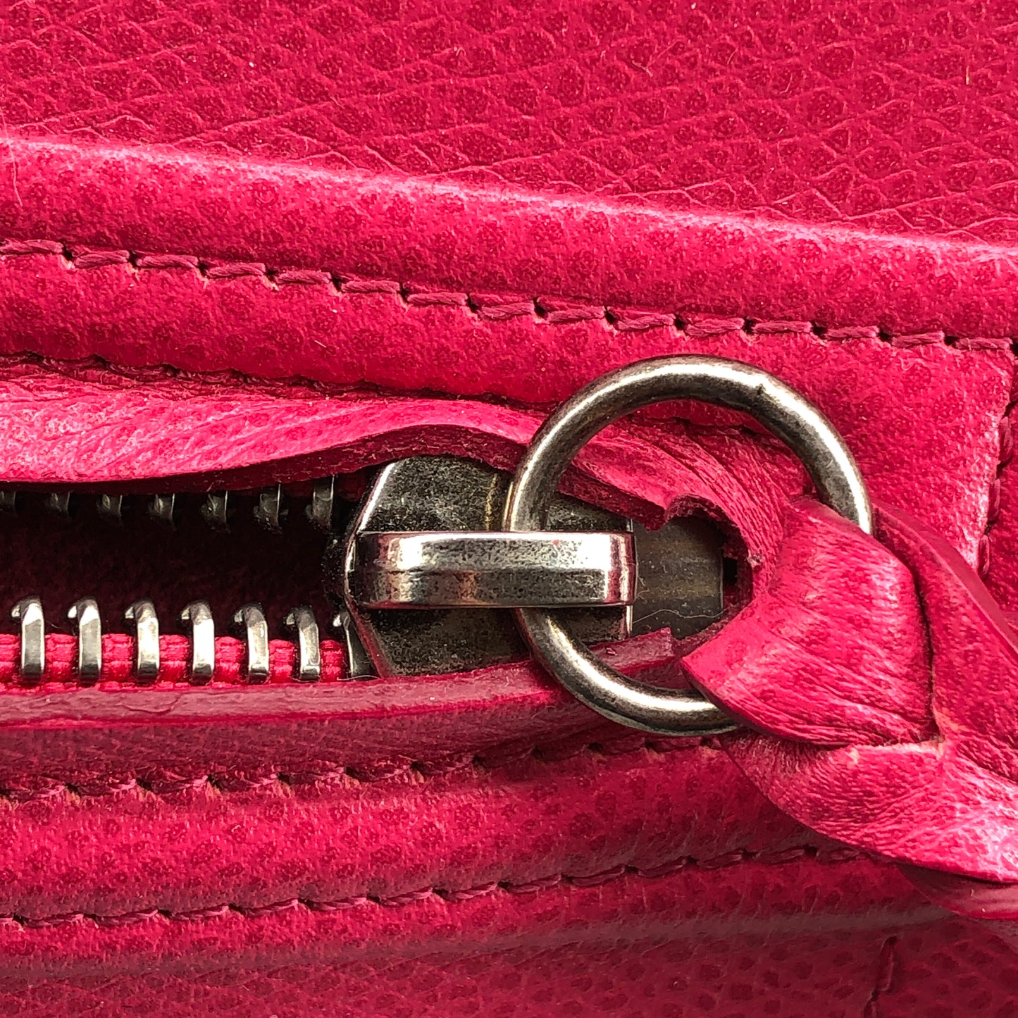 Celine Pink Calf Leather Phantom Luggage Tote Bag