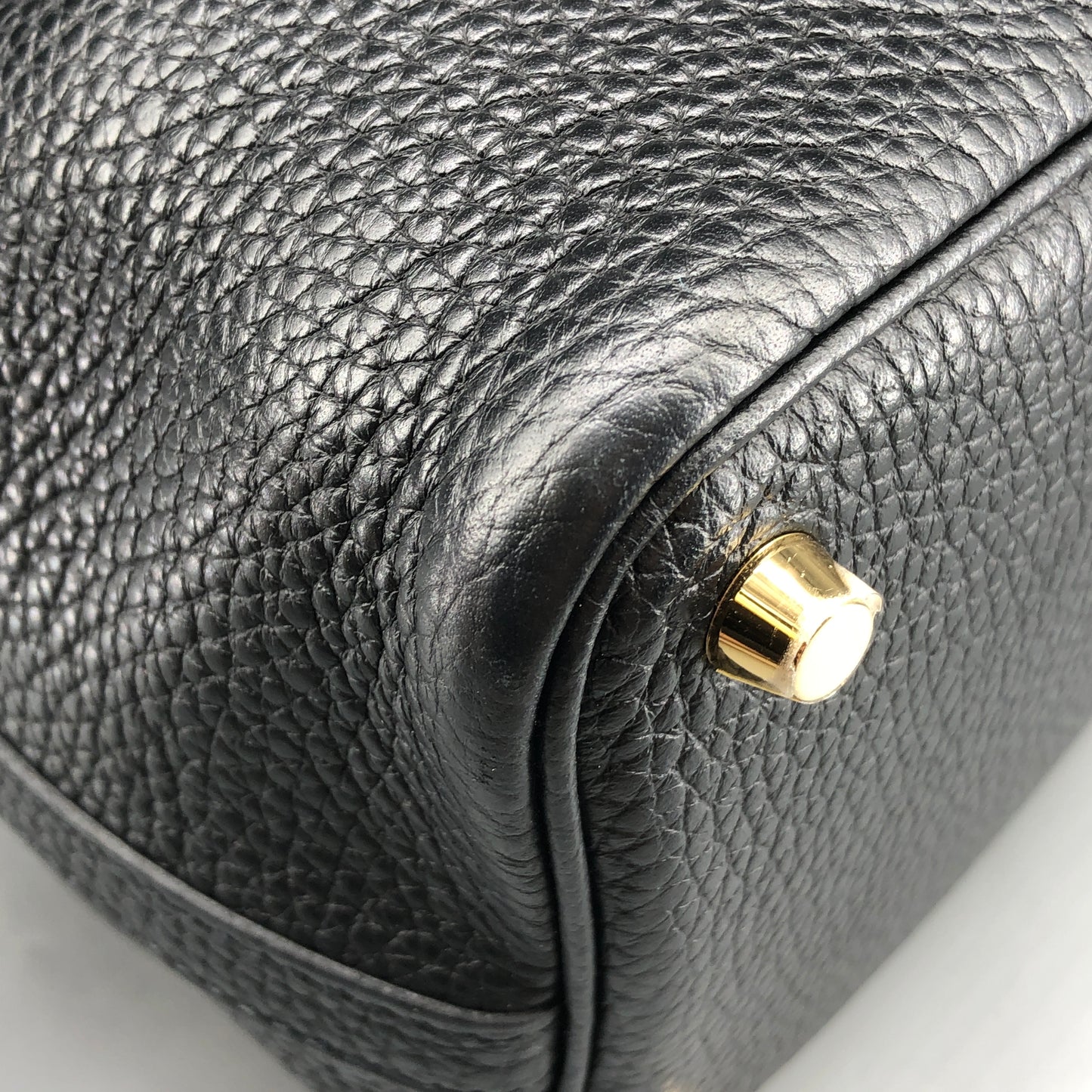 Hermes 2020 Picotin 18 Leather Tote Bag Black