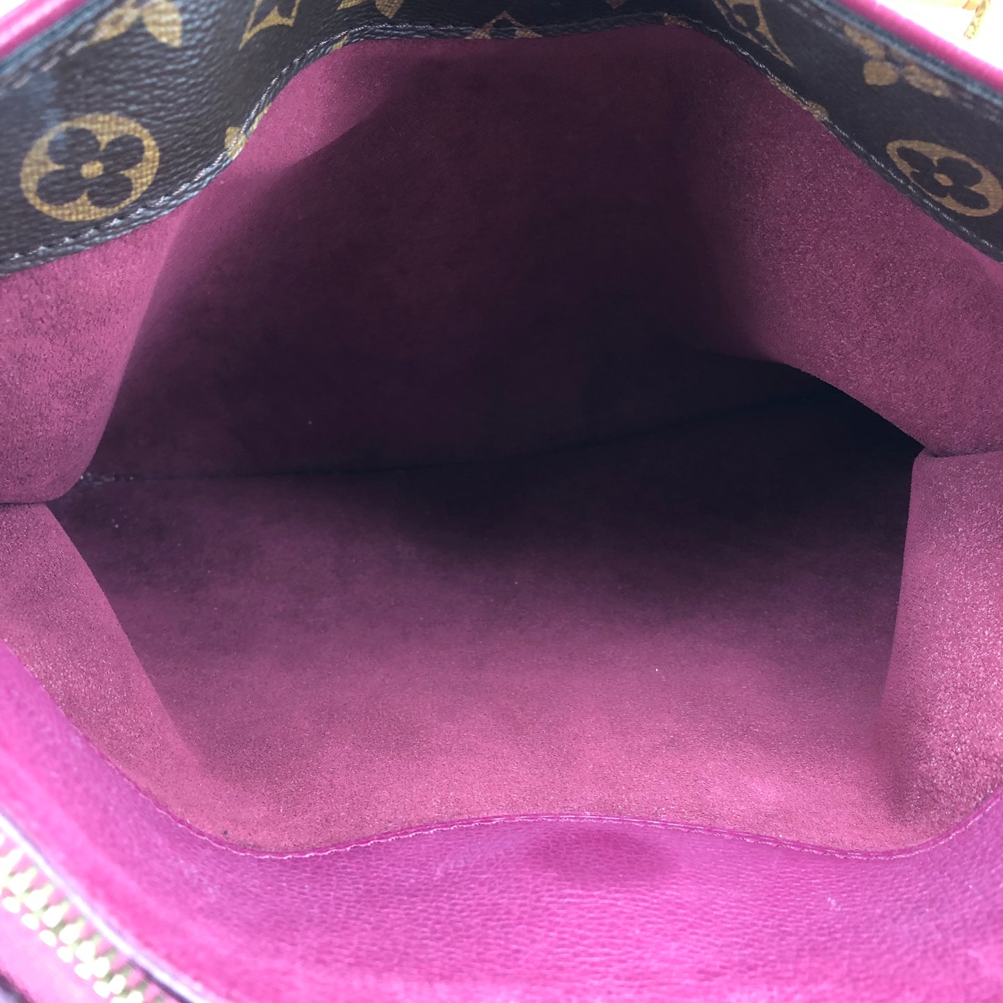 Louis Vuitton Monogram Pallas MM Handbag Brown