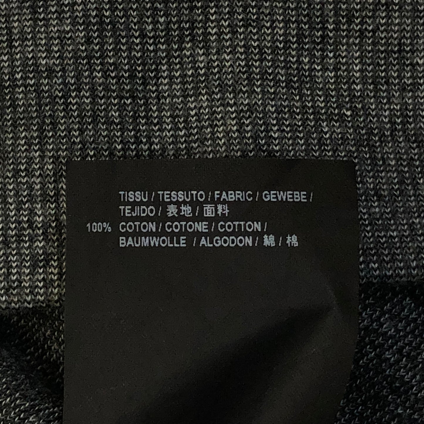 Saint Laurent Grey Contrast Hood Logo Print Hoodie Size L