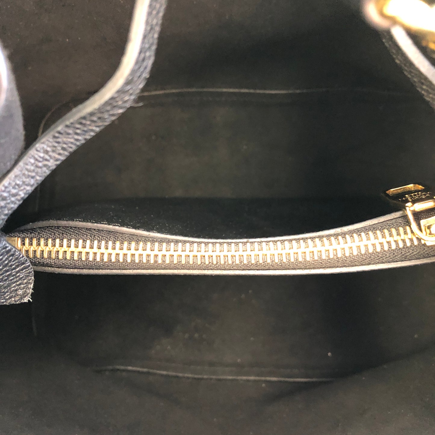 Louis Vuitton Monogram Empreinte NeoNoe Bucket Bag Black