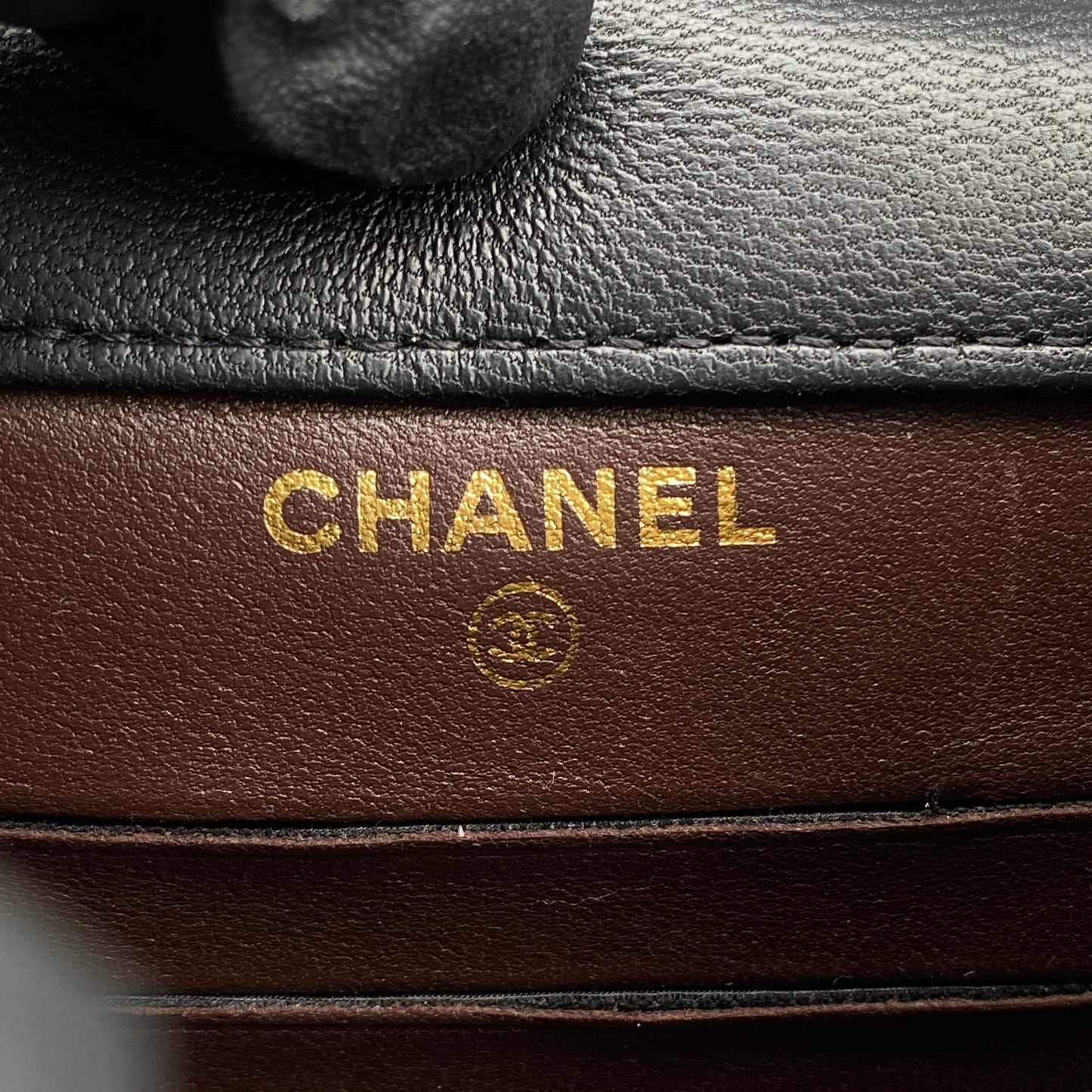 Chanel Black Quilted Lambskin Mini Phone Crossbody Bag