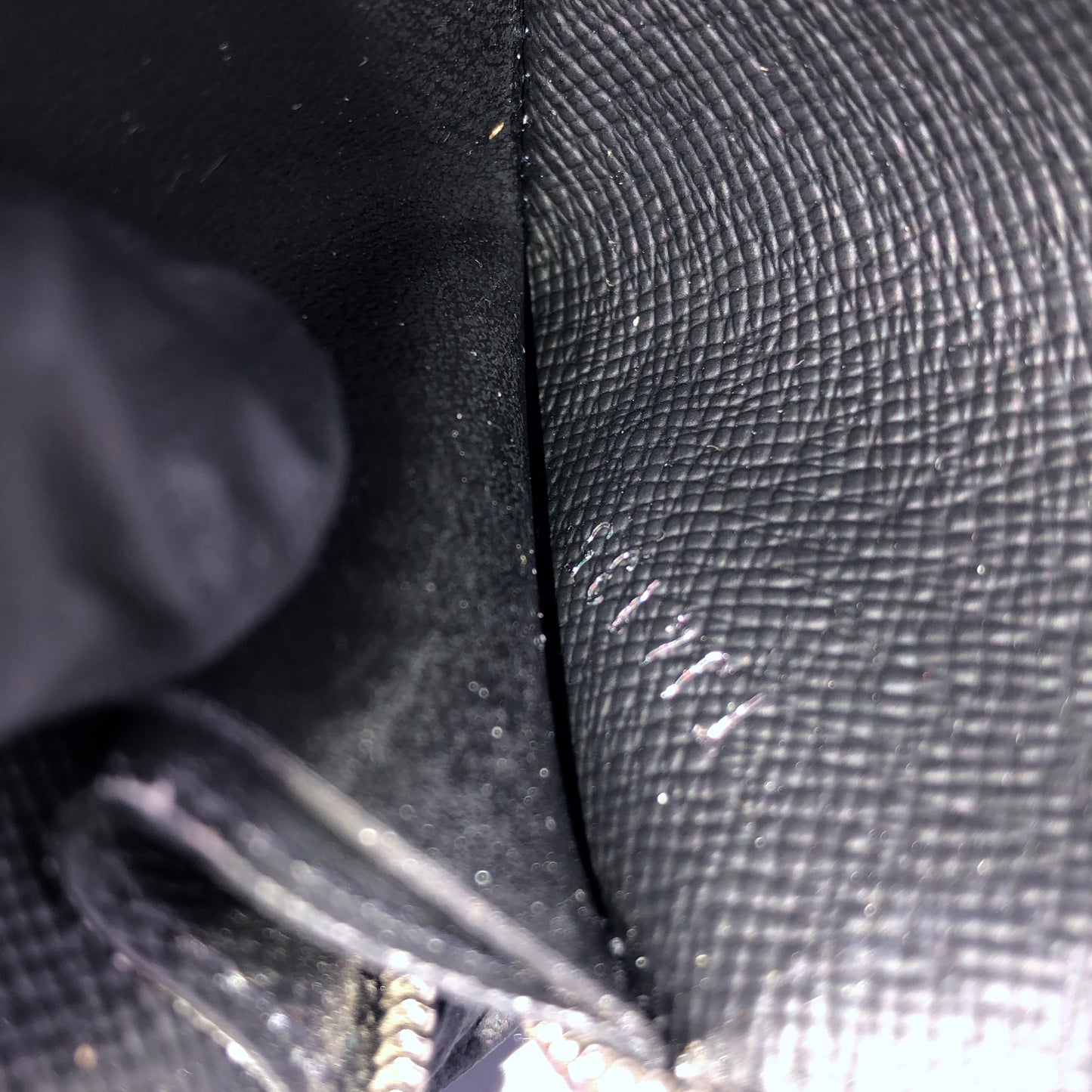 Louis Vuitton Damier Graphite Zipped Wallet Black