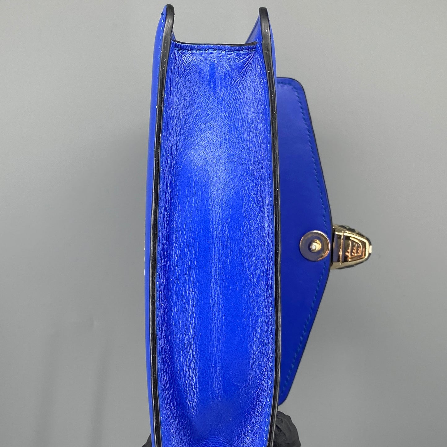 Bvlgari Royal Blue Serpenti Forever Flap Crossbody Bag