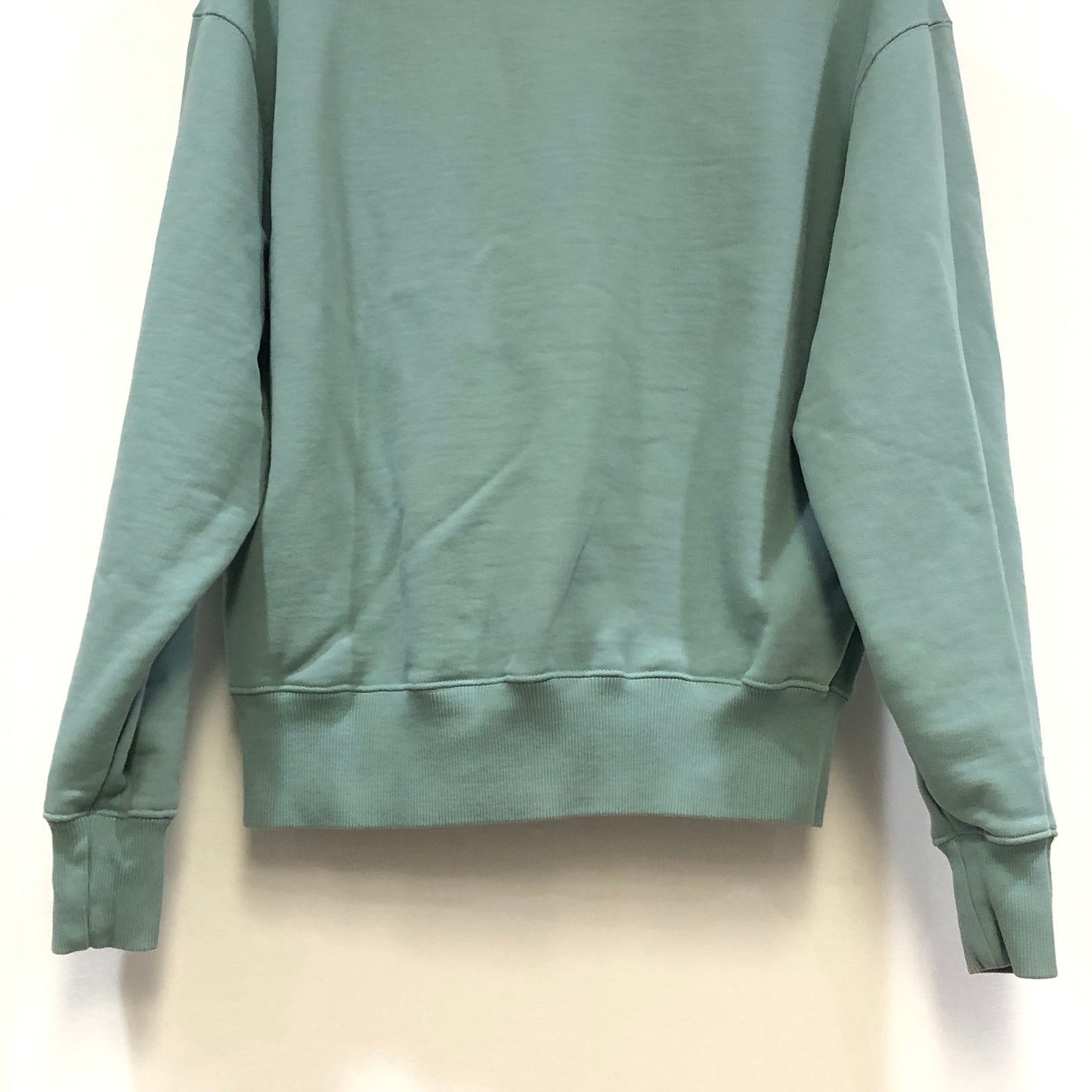 Ami Mint Green Crew Neck Long Sleeve Sweatshirt Size M